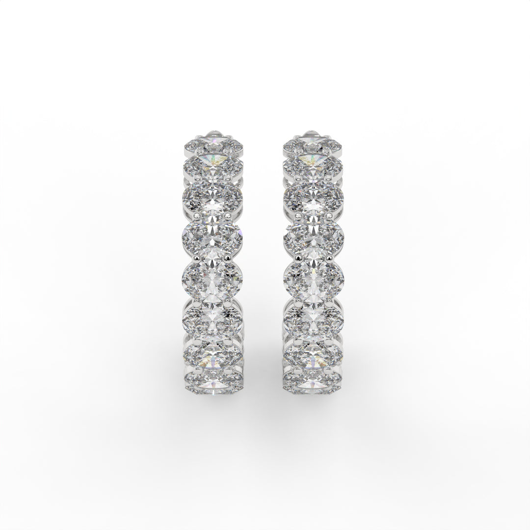 Oval Grandeur Hoops