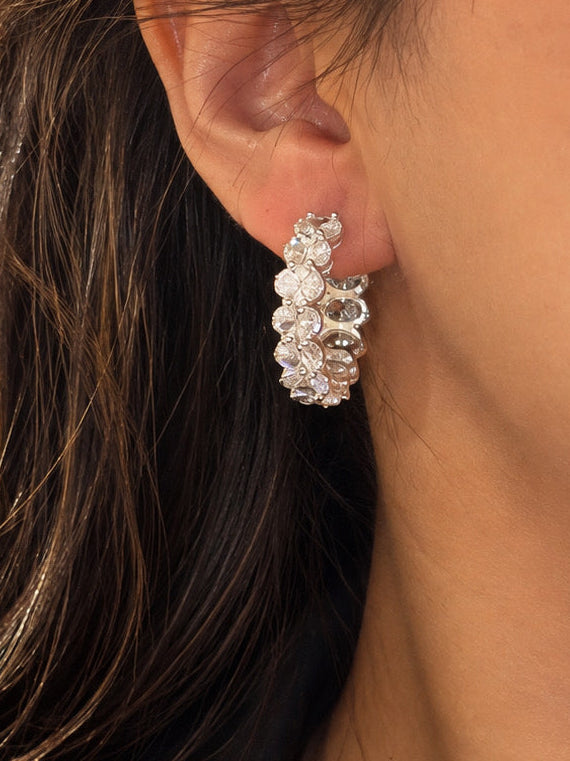 Oval Grandeur Hoops