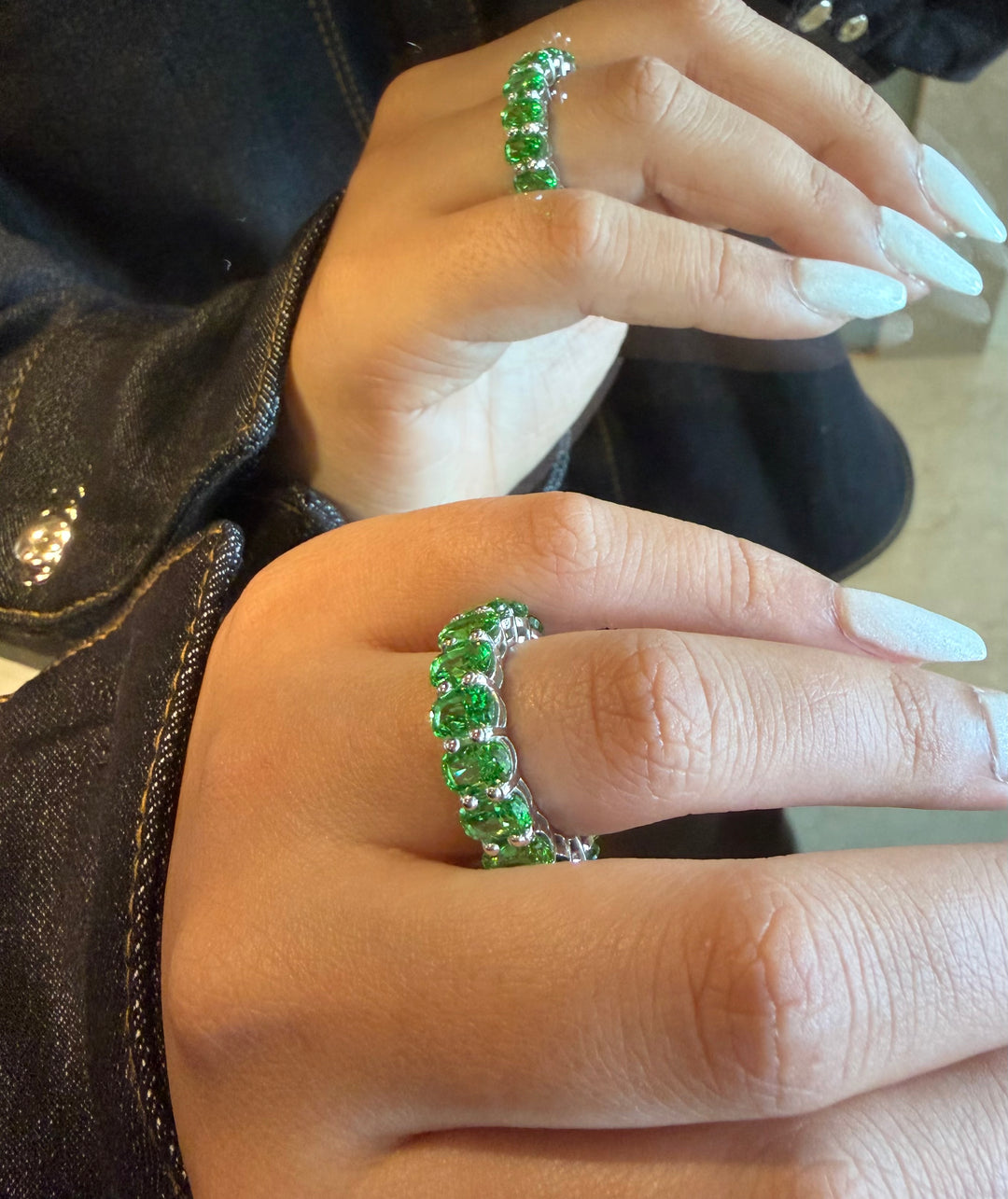 Eternity Regalia Emerald Cushion